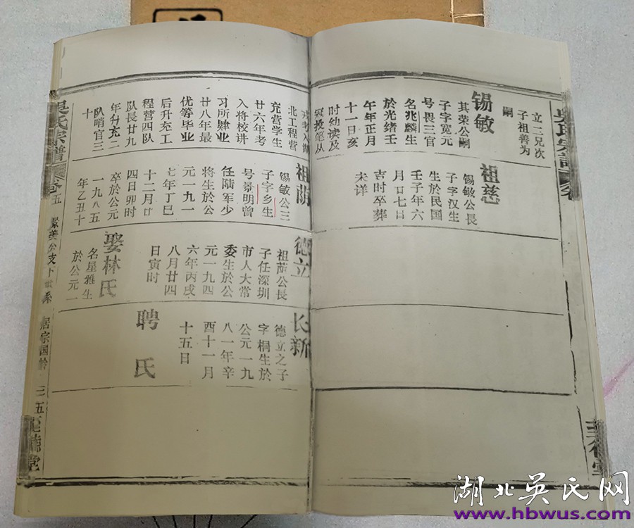 吳兆麟將軍家譜——鄂州葛店吳家畈《吳氏宗譜》 吳兆麟將軍家譜——鄂州葛店吳家畈《吳氏宗譜》