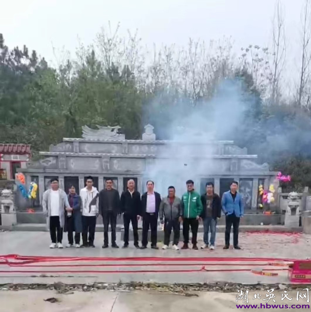 清明節(jié)大悟縣四姑鎮(zhèn)吳萬(wàn)七后裔祭祖活動(dòng)