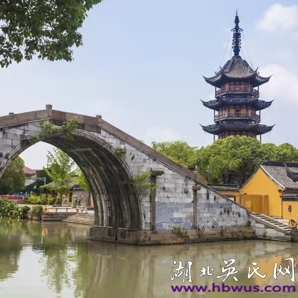 吳風(fēng)壽與老伴游蘇州