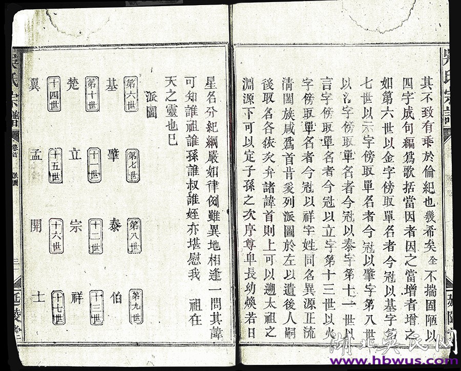 民國咸寧千一公《吳氏宗譜》