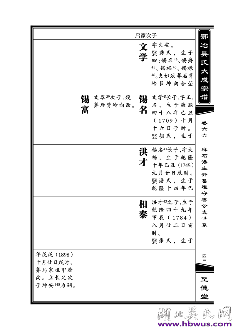 陜西省白河縣柳木溝吳氏尋根成功  陜西省白河縣柳木溝吳氏尋根成功