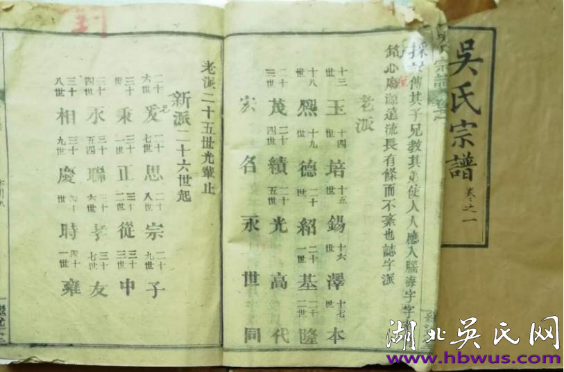 明、清至民國時期始遷祖吳萬七后裔榮四公支系外遷（居）信息